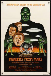 1w473 INVADERS FROM MARS 1sh R76 classic, wild sci-fi artwork by Theakston!