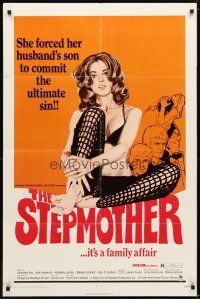1w775 STEPMOTHER 1sh '72 this sexy babe forced her husband's son to commit the ultimate sin!