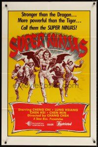 1w807 SUPER NINJAS 1sh '82 stronger than the Dragon, more powerful than the Tiger!