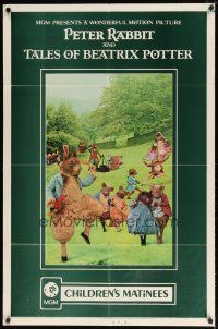 1w839 TALES OF BEATRIX POTTER 1sh R73 great art of Peter Rabbit & other fantasy animals!