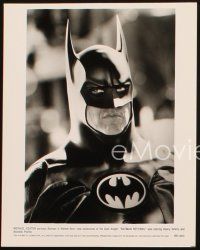 1x949 BATMAN RETURNS 2 8x10 stills '92 close up portraits of Michael Keaton & Michelle Pfeiffer!