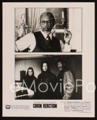 1x579 CHAIN REACTION 8 8x10 stills '96 action images of Keanu Reeves, Morgan Freeman!