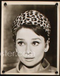 1x952 CHARADE 2 8x10 stills '63 wonderful close up portraits of Cary Grant and Audrey Hepburn!