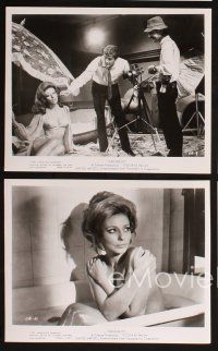 1x500 CROSSPLOT 10 8x10 stills '70 English spy Roger Moore, Martha Hyer, cool images!