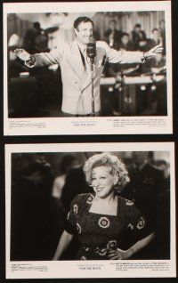 1x676 FOR THE BOYS 7 8x10 stills '91 Bette Midler entertains troops in WWII, James Caan, Segal