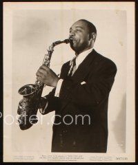 1x966 KING COLE & HIS TRIO WITH BENNY CARTER & HIS ORCHESTRA 2 8x10 stills '50 cool jazz images!