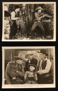 1x494 THREE MESQUITEERS 11 8x10 stills '30s-40s cool western portraits of the trio!