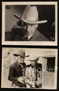 1x530 WILLIAM BOYD 10 8x10 stills '30s-60s great cowboy images & as Hopalong Cassidy!