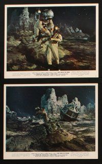 1x279 FIRST MEN IN THE MOON 8 color 8x10 stills '64 Ray Harryhausen, H.G. Wells, special fx images
