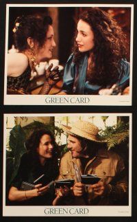 1x286 GREEN CARD 8 8x10 mini LCs '90 Gerard Depardieu, Andie MacDowell, directed by Peter Weir!