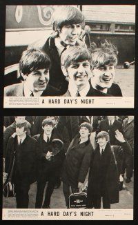 1x287 HARD DAY'S NIGHT 8 8x10 mini LCs R82 great image of The Beatles in their first film!