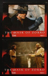1x304 MASK OF ZORRO 8 8x10 mini LCs '98 Antonio Banderas, Catherine Zeta-Jones, Anthony Hopkins