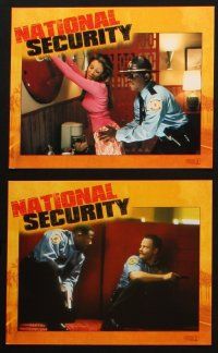 1x312 NATIONAL SECURITY 8 8x10 mini LCs '03 wacky Martin Lawrence, Steve Zahn, they look like cops!