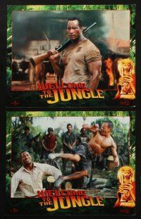 1x338 RUNDOWN 8 int'l 8x10 mini LCs '03 The Rock, Christopher Walken, Welcome to the Jungle!