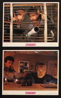 1x354 STAKEOUT 8 8x10 mini LCs '87 Madeleine Stowe, Richard Dreyfuss & Emilio Estevez!
