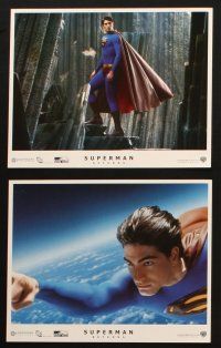 1x359 SUPERMAN RETURNS 8 8x10 mini LCs '06 Bryan Singer, Brandon Routh, Kate Bosworth, Kevin Spacey