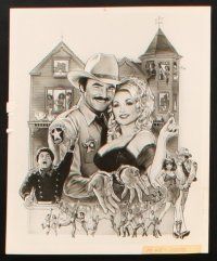 1x023 BEST LITTLE WHOREHOUSE IN TEXAS presskit w/ 17 stills '82 Burt Reynolds, Dolly Parton!