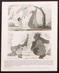 1x231 JUNGLE BOOK presskit w/ 3 stills R90 Walt Disney cartoon classic, great images!