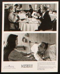 1x163 MISERY presskit w/ 8 stills '90 Rob Reiner, Stephen King, James Caan, Kathy Bates!