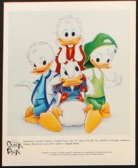 1x015 QUACK PACK TV presskit w/ 18 stills '96 Walt Disney's Donald Duck, Huey, Dewey & Louie!