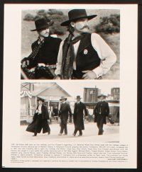 1x204 TOMBSTONE presskit w/ 5 stills '93 Kurt Russell as Wyatt Earp, Val Kilmer as Doc Holliday