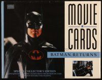 1y066 BATMAN RETURNS set of 8 11x14 color litho prints '92 Keaton, Danny DeVito, Pfeiffer!