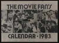 1y051 MOVIE FAN'S CALENDAR 1983 calendar '83 best images from classic Hollywood scenes!