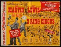 1y513 3 RING CIRCUS pressbook '54 Dean Martin & Jerry Lewis, Jerrico The Wonder Clown!