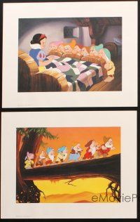 1y063 SNOW WHITE & THE SEVEN DWARFS art portfolio R01 Disney animated cartoon fantasy classic!