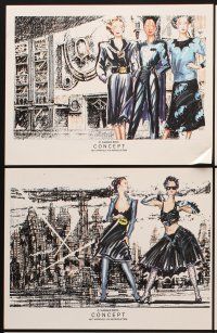 1y052 BATMAN presskit '89 includes graphic novel + 49 pages of color concept artwork!