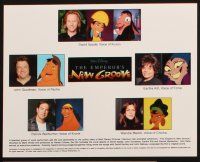 1y055 EMPEROR'S NEW GROOVE presskit w/ 7 stills '00 Disney cartoon about South American history!