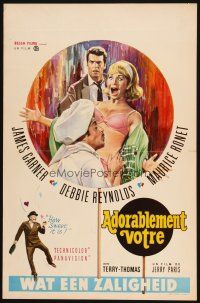 1z605 HOW SWEET IT IS Belgian '68 Jerry Paris, James Garner, Debbie Reynolds, Maurice Ronet