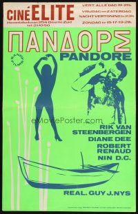 1z673 PANDORE Belgian '69 Rik Van Steenbergen, Diane Dee, sexy artwork!