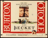 1z031 BECKET 1/2sh '64 Richard Burton in the title role, Peter O'Toole as the King!