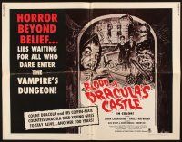 1z054 BLOOD OF DRACULA'S CASTLE 1/2sh '69 Al Adamson directed vampire horror, John Carradine!
