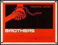 1z062 BROTHERS 1/2sh '77 Bernie Casey, Vonetta McGee, Saul Bass artwork!