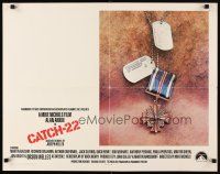 1z077 CATCH 22 1/2sh '70 directed by Mike Nichols, based on the novel by Joseph Heller!