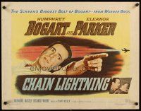 1z078 CHAIN LIGHTNING 1/2sh '49 great image of military test pilot Humphrey Bogart!