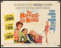 1z276 MARRIAGE-GO-ROUND 1/2sh '60 Julie Newmar wants to borrow Hayward's husband James Mason!