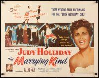 1z277 MARRYING KIND 1/2sh '52 the wedding bells are ringing for pretty bride Judy Holliday!