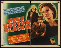 1z280 MEET BOSTON BLACKIE 1/2sh '41 Chester Morris fights spies in a Coney Island freak show!