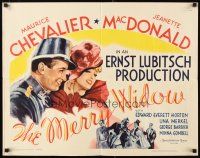 1z283 MERRY WIDOW 1/2sh R62 Maurice Chevalier, Jeanette MacDonald, Ernst Lubitsch!