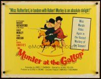 1z300 MURDER AT THE GALLOP 1/2sh '63 Margaret Rutherford as Agatha Christie's Miss Marple!