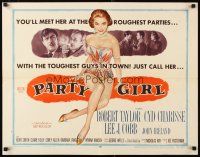 1z331 PARTY GIRL style A 1/2sh '58 you'll meet sexiest Cyd Charisse at the roughest parties!