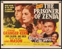 1z347 PRISONER OF ZENDA 1/2sh '52 Stewart Granger, pretty Deborah Kerr, Louis Calhern!