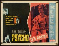 1z352 PSYCHO style B 1/2sh R65 sexy half-dressed Janet Leigh, Anthony Perkins, Alfred Hitchcock!