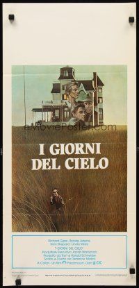 1z793 DAYS OF HEAVEN Italian locandina '79 Richard Gere, Brooke Adams, directed by Terrence Malick