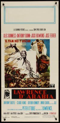 1z849 LAWRENCE OF ARABIA Italian locandina R70s David Lean classic starring Peter O'Toole!