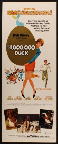 2a027 $1,000,000 DUCK insert '71 everyone quacks up at Disney's 24-karat layaway plan!