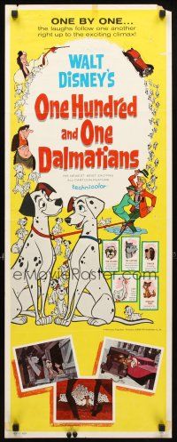 2a482 ONE HUNDRED & ONE DALMATIANS insert '61 most classic Walt Disney canine family cartoon!